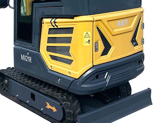 Mini-pelle de 2 tonnes